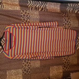 ⭐Rainbow striped bodycon Dress